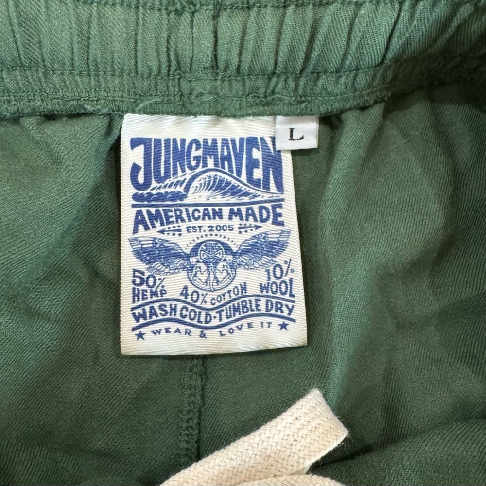 Jungmaven Keeley Shorts - Hunter Green - Picture 4 of 11